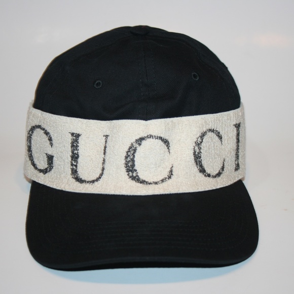 Gucci logo Gabardine Headband Baseball Cap Hat